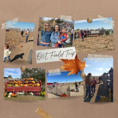 гарбузове поле, діти, мами на жовтневій екскурсії